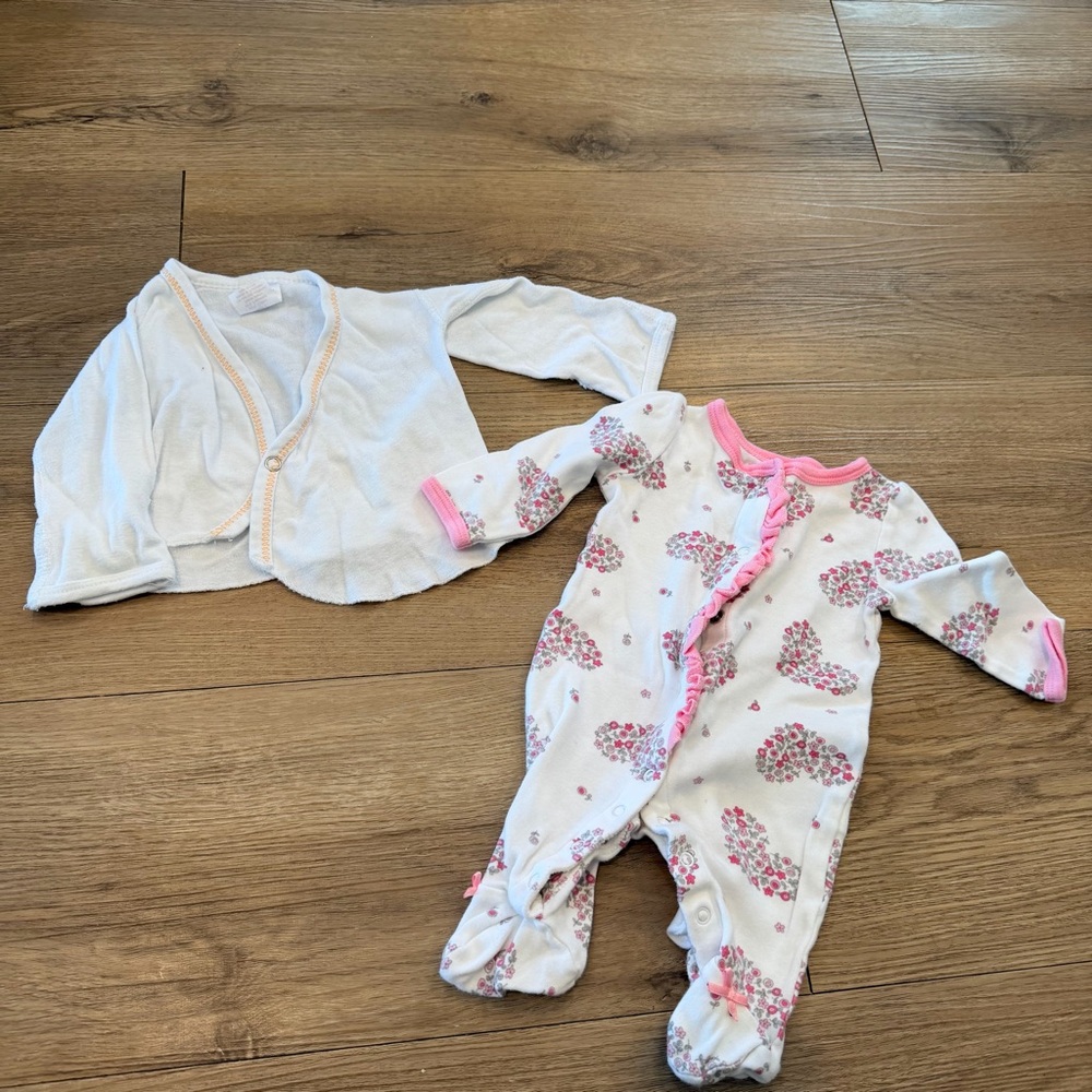 Newborn jammie & shirt